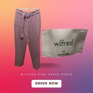 Wilfred Lavender Belted Women's Pants